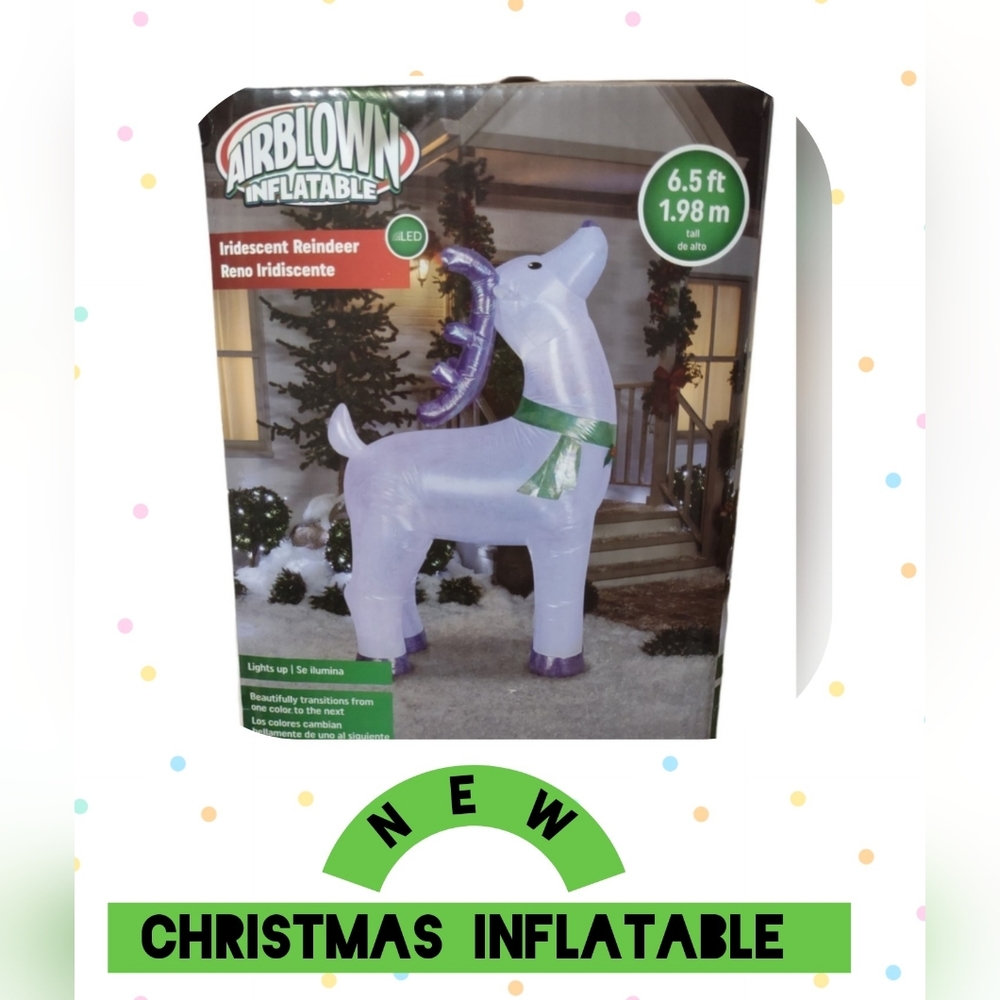 New Gemmy Airblown Inflatable Christmas 6.5 Tall